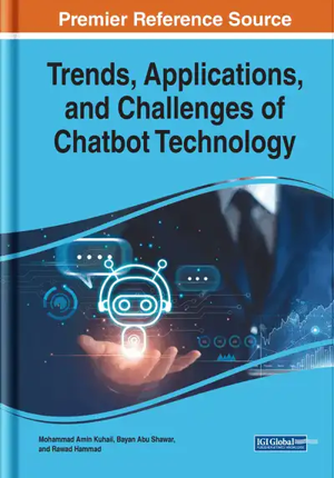 Book cover: Trends, Applications, and Challenges of Chatbot Technology (IGI Global)